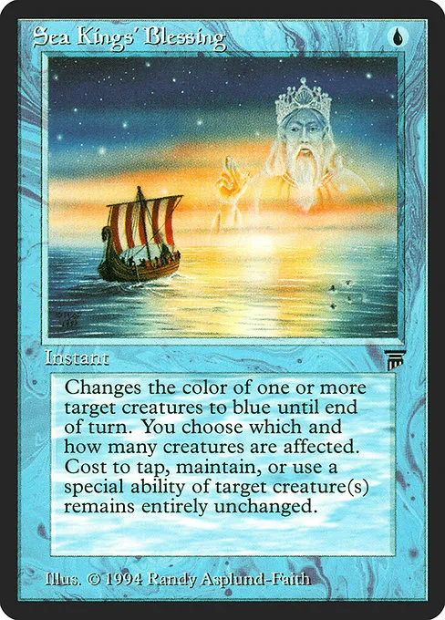 Sea Kings' Blessing trading card