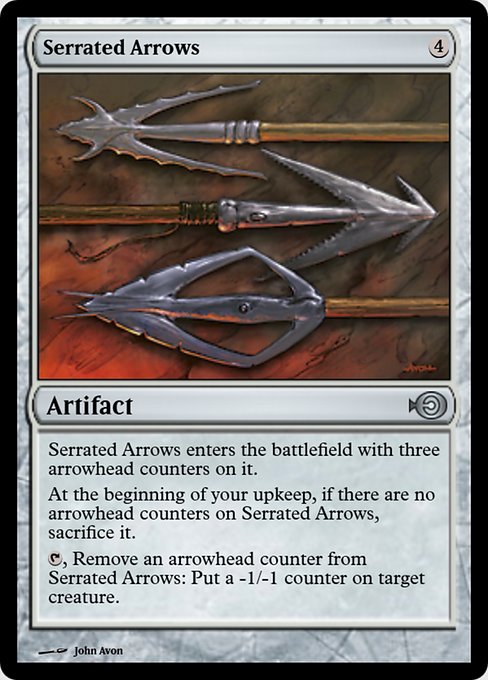 Serrated Arrows