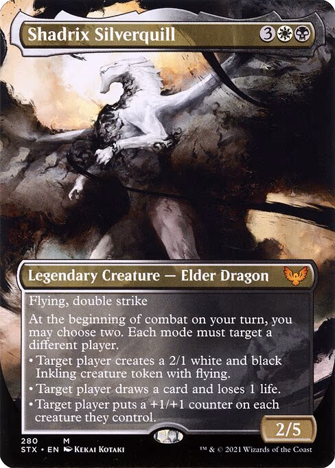 Shadrix Silverquill trading card