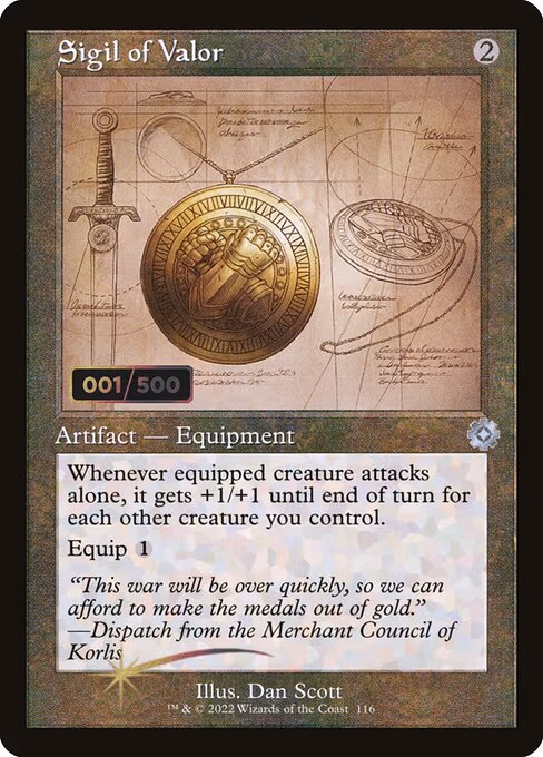 Sigil of Valor trading card