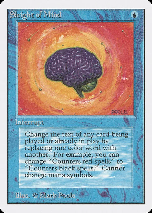 Sleight of Mind trading card