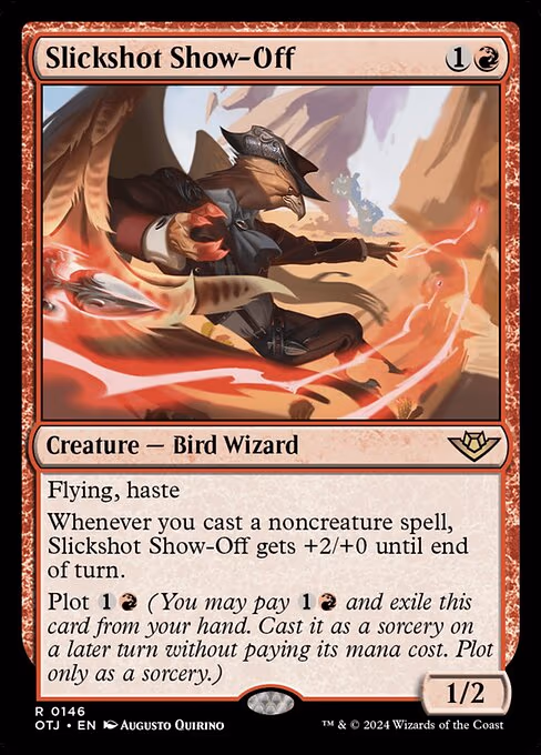 Slickshot Show-Off trading card
