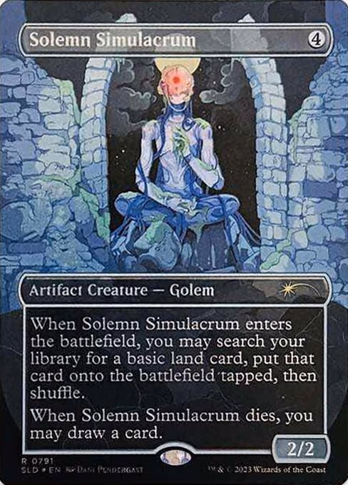 Solemn Simulacrum trading card