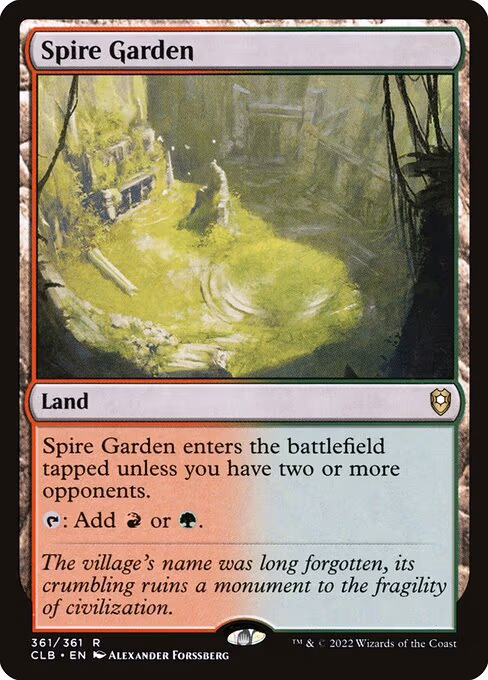 Spire Garden trading card