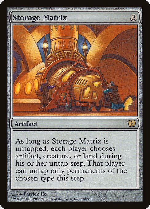 Storage Matrix trading card