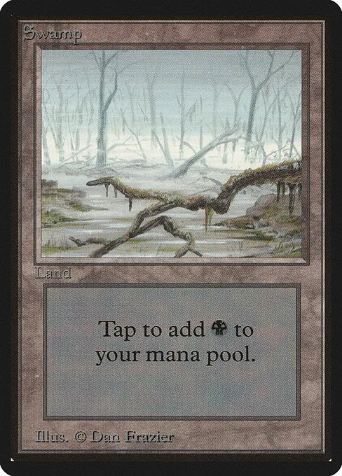Swamp trading card