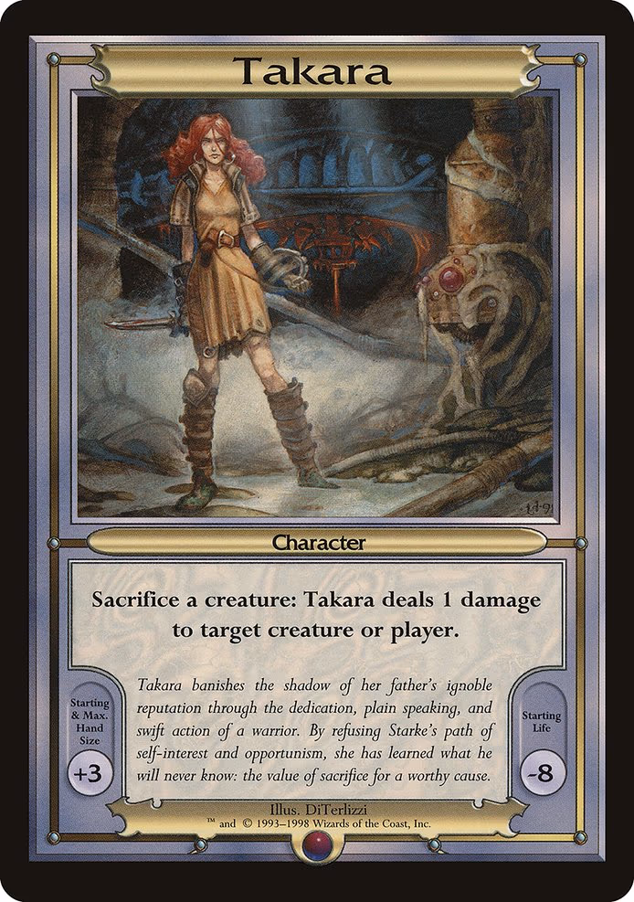 Takara trading card