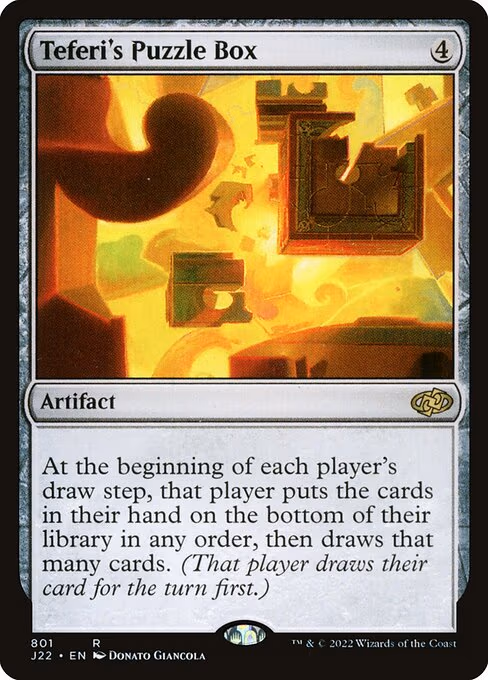 Teferi's Puzzle Box trading card