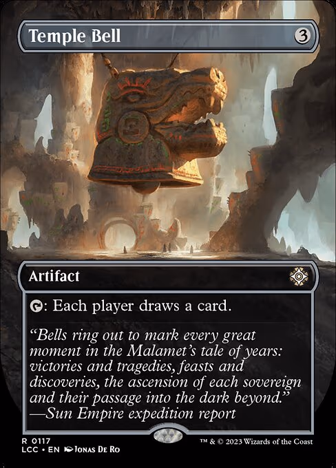 Temple Bell trading card