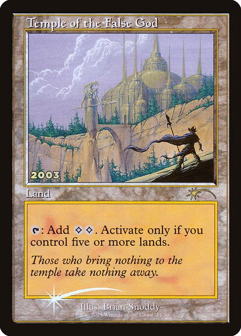Temple of the False God