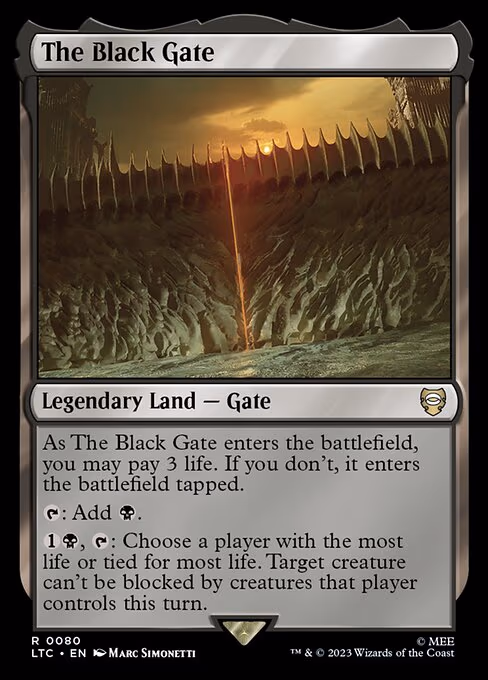 The Black Gate trading card