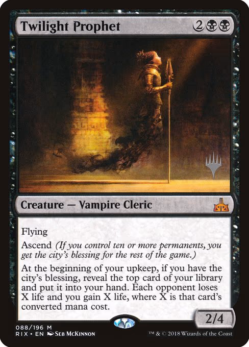 Twilight Prophet trading card