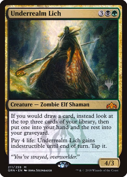 Underrealm Lich trading card