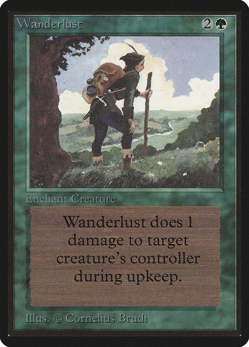 Wanderlust trading card