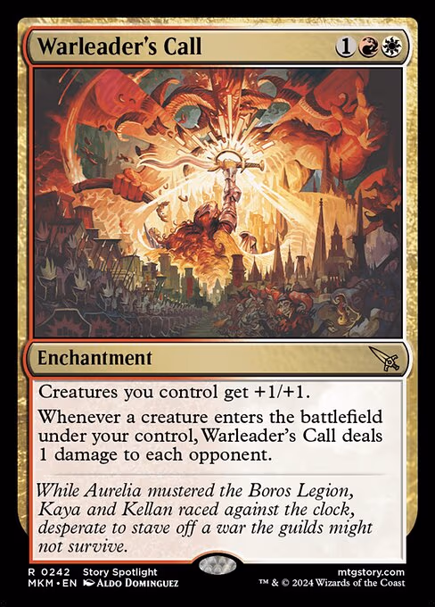 Warleader's Call trading card