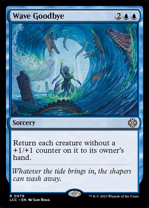 Wave Goodbye trading card