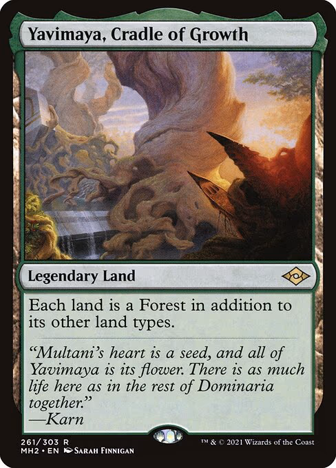 Yavimaya, Cradle of Growth trading card
