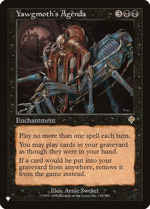 Yawgmoth's Agenda