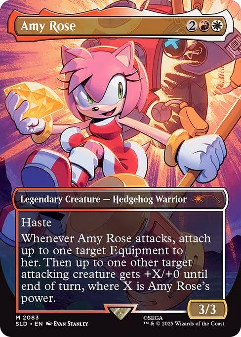 Amy Rose trading card