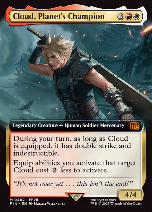 Cloud, Planet's Champion trading card