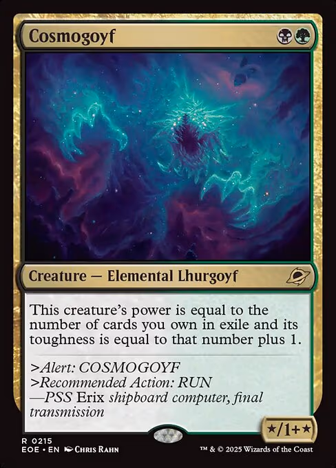 Cosmogoyf trading card