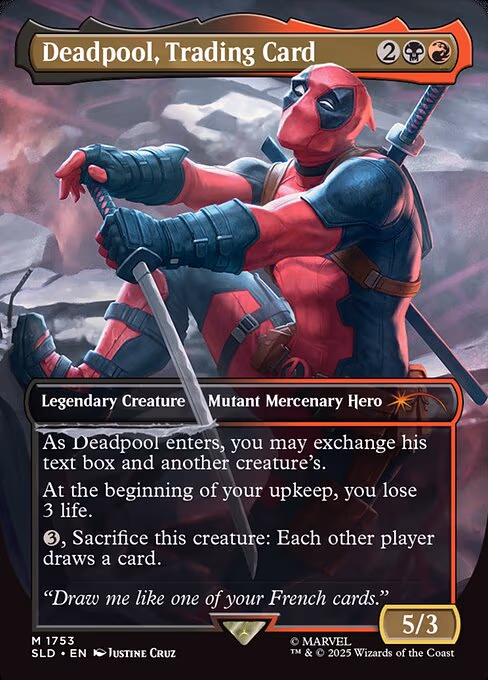 Deadpool, Trading Card trading card