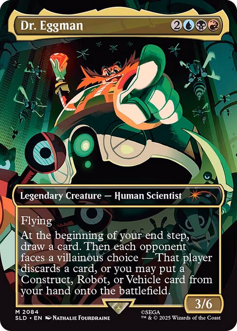 Dr. Eggman trading card