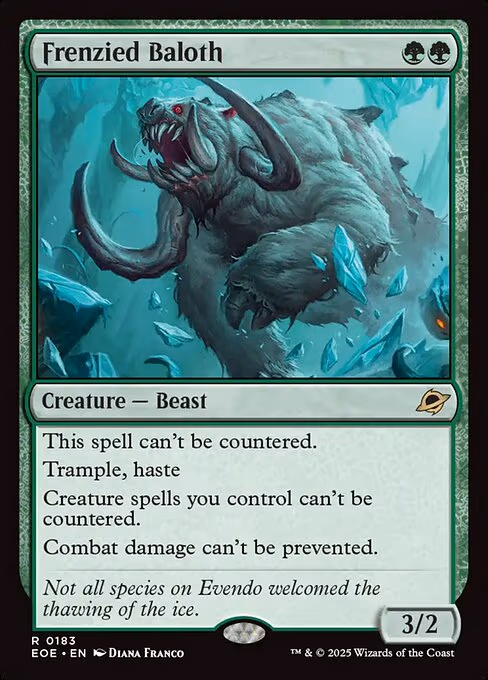 Frenzied Baloth trading card
