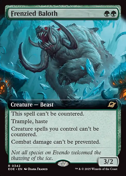 Frenzied Baloth trading card