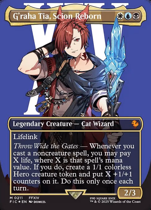 G'raha Tia, Scion Reborn trading card
