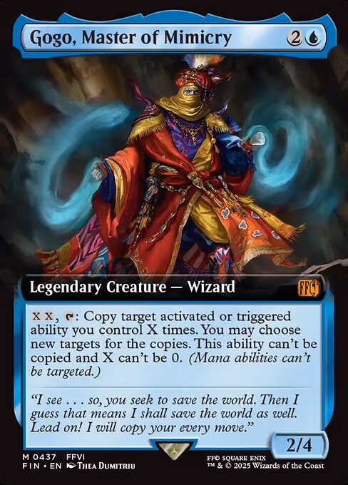 Gogo, Master of Mimicry trading card
