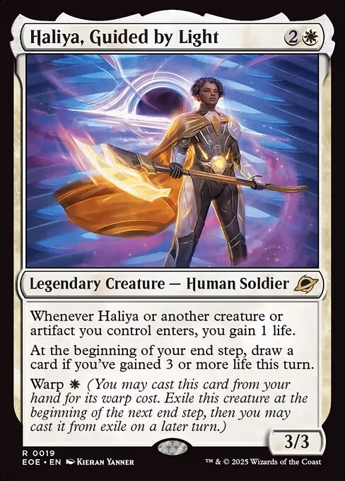 Haliya, Guided by Light trading card