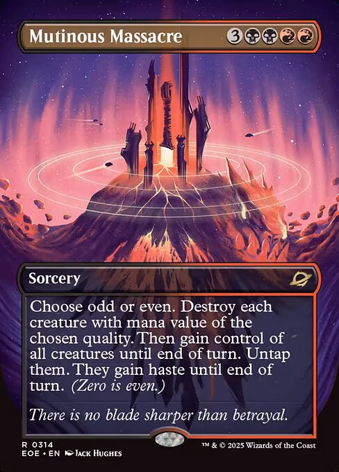Mutinous Massacre trading card