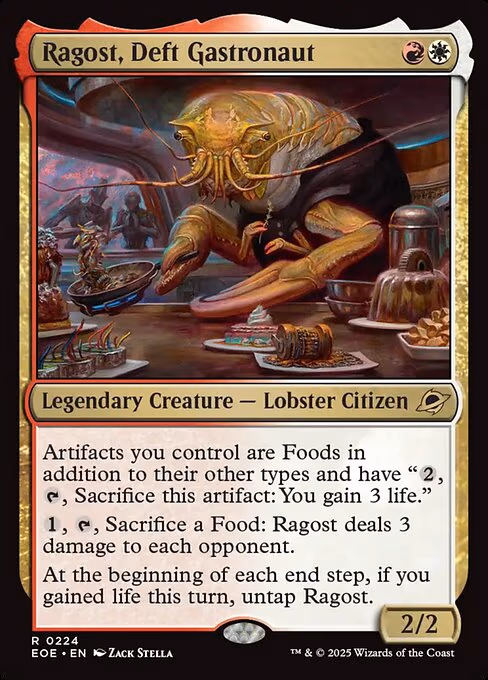 Ragost, Deft Gastronaut trading card