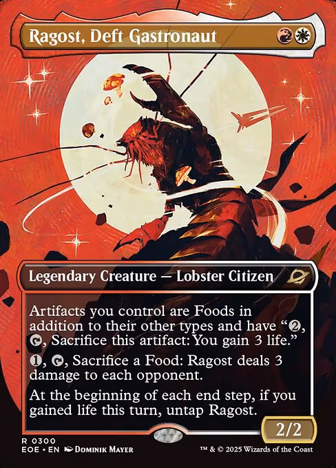 Ragost, Deft Gastronaut trading card