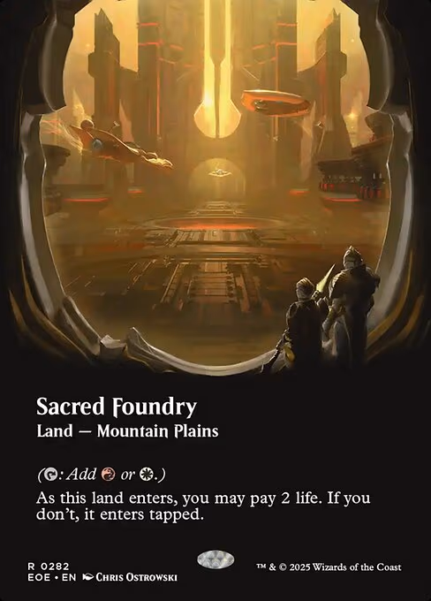 Sacred Foundry trading card