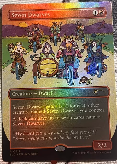 Seven Dwarves trading card