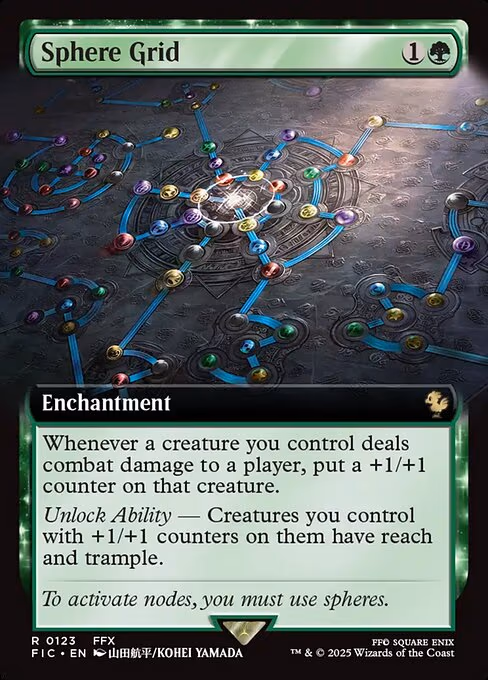 Sphere Grid trading card