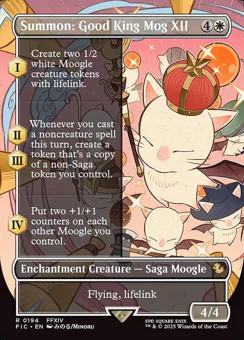 Summon: Good King Mog XII trading card