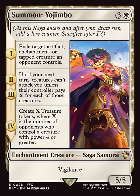 Summon: Yojimbo trading card