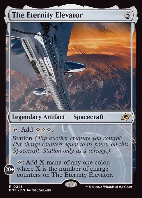 The Eternity Elevator trading card