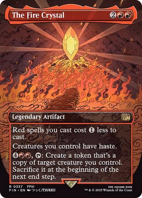 The Fire Crystal trading card