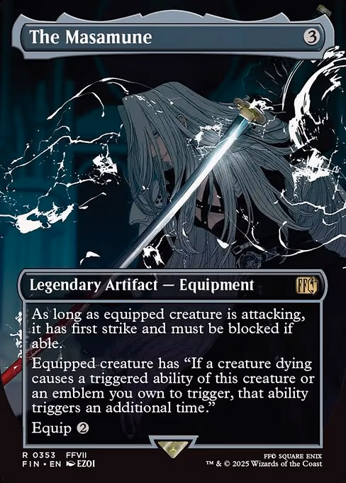 The Masamune trading card