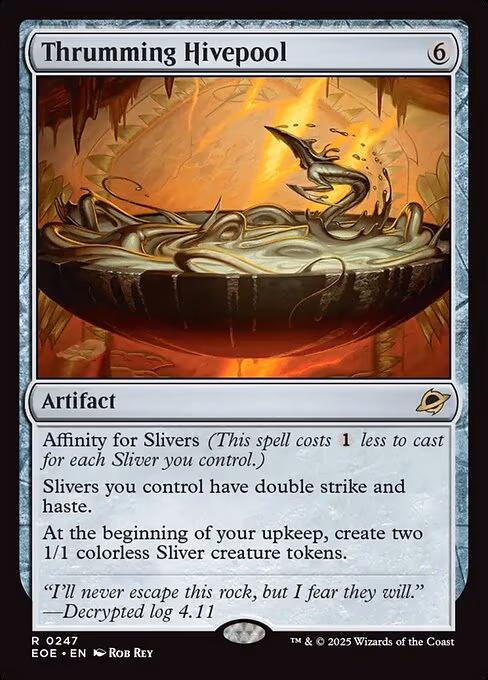 Thrumming Hivepool trading card