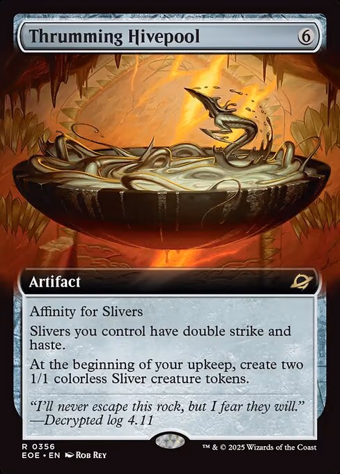 Thrumming Hivepool trading card