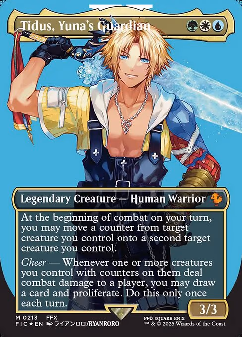 Tidus, Yuna's Guardian trading card