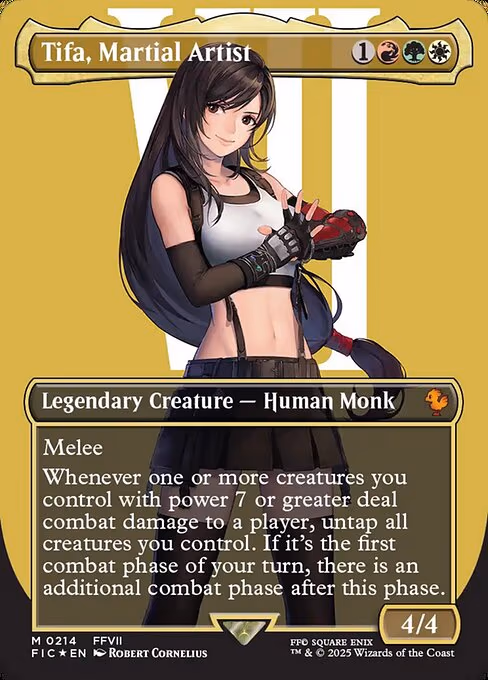 Tifa, Martial Artist trading card