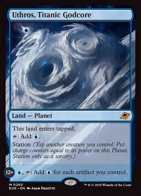 Uthros, Titanic Godcore trading card