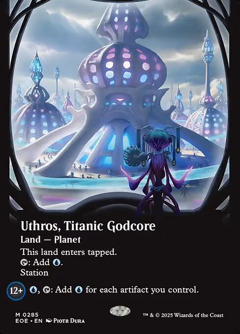 Uthros, Titanic Godcore trading card
